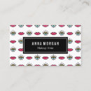 Recherche de yeux cartes visite Maquillage