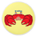 Recherche de crabe boutons et poignées de porte Rouge