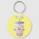 Recherche de thé porteclés Kawaii