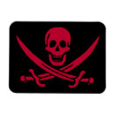 Recherche de drapeau pirate magnets Crâne et os