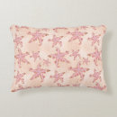 Recherche de mer de corail coussins Rose