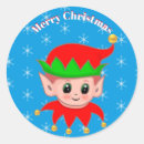 Suche nach weihnachtself aufkleber Niedlicher elf