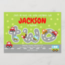 Recherche de transporteur invitations Fête d'anniversaire des voitures