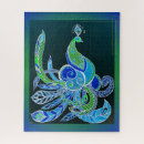 Suche nach blauer pfau puzzle Pfauen