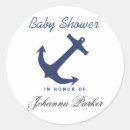 Suche nach niedlicher anker aufkleber Babyparty
