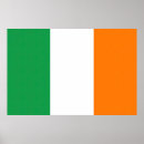 Suche nach irland flagge poster Weiß