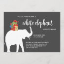 Suche nach white elephant party einladungen Geschenkgutwechsel