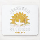 Suche nach jesus fische mousepads Angler