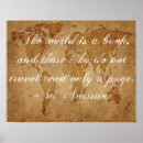 Recherche de monde posters Citation