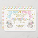 Recherche de jungle gender reveal invitations Éléphant