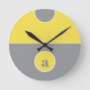 Recherche de jaune gris horloges Minimaliste