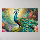 Suche nach vintager pfau poster Blau