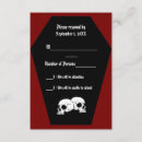Recherche de rouge cramoisi invitations Rsvp
