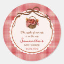 Suche nach roter gingham aufkleber Apfel