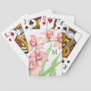 Recherche de aquarelle rose jeux de cartes Monogramme