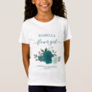 Recherche de mariage de rose de rose tshirts Flower girl