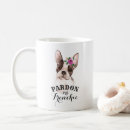Recherche de french floral tasses Bulldog français