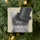 Recherche de chat gris ornements Amoureux des animaux