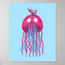Suche nach rosa quallen poster Süß