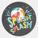 Suche nach wasserbälle aufkleber Pool party