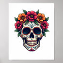 Suche nach vintager zuckerschädel poster Halloween