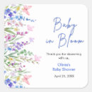Suche nach babyshower aufkleber Baby in blüte babyshower