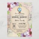 Recherche de destination bridal shower invitations L'amour est un voyage