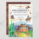 Suche nach cowboy party einladungen Aquarell