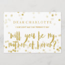 Recherche de de chef invitations Maid of honor