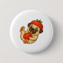 Suche nach cartoon mops buttons Welpe