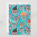 Recherche de fête drôle noël invitations Chat