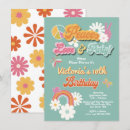 Recherche de flower power anniversaire invitations Super