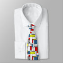 Recherche de style mondrian cravates Géométrique