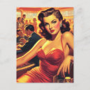 Suche nach rotes kleid postkarten Schick