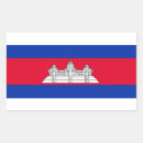 Recherche de khmer autocollants Drapeau cambodgien