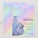 Recherche de confetti quinceanera invitations Argent