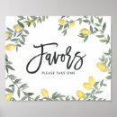 Recherche de lemon bridal shower posters Aquarelle