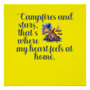 Recherche de feu de montagne posters Camping