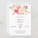 Suche nach floral bridal shower einladungen Pink