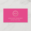 Suche nach make up haar visitenkarten Monogramm