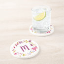 Recherche de peinture botanique dessous de verres Floral