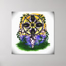 Suche nach schädel leinwand Mandala