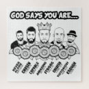 Suche nach gott puzzle Schwarz