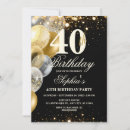 Suche nach glitter geburtstag einladungen Schwarz