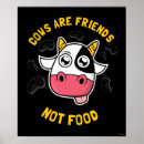 Recherche de vache mignonne posters Végétalien
