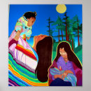 Suche nach amerikanische ureinwohner poster Blau