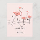 Suche nach rosa flamingos postkarten Retro