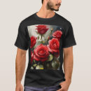 Suche nach rosengarten tshirts Rote rose
