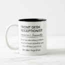 Recherche de secrétaire tasses Réceptionniste