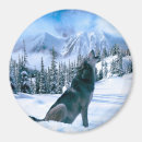 Recherche de lune de loup magnets Loups